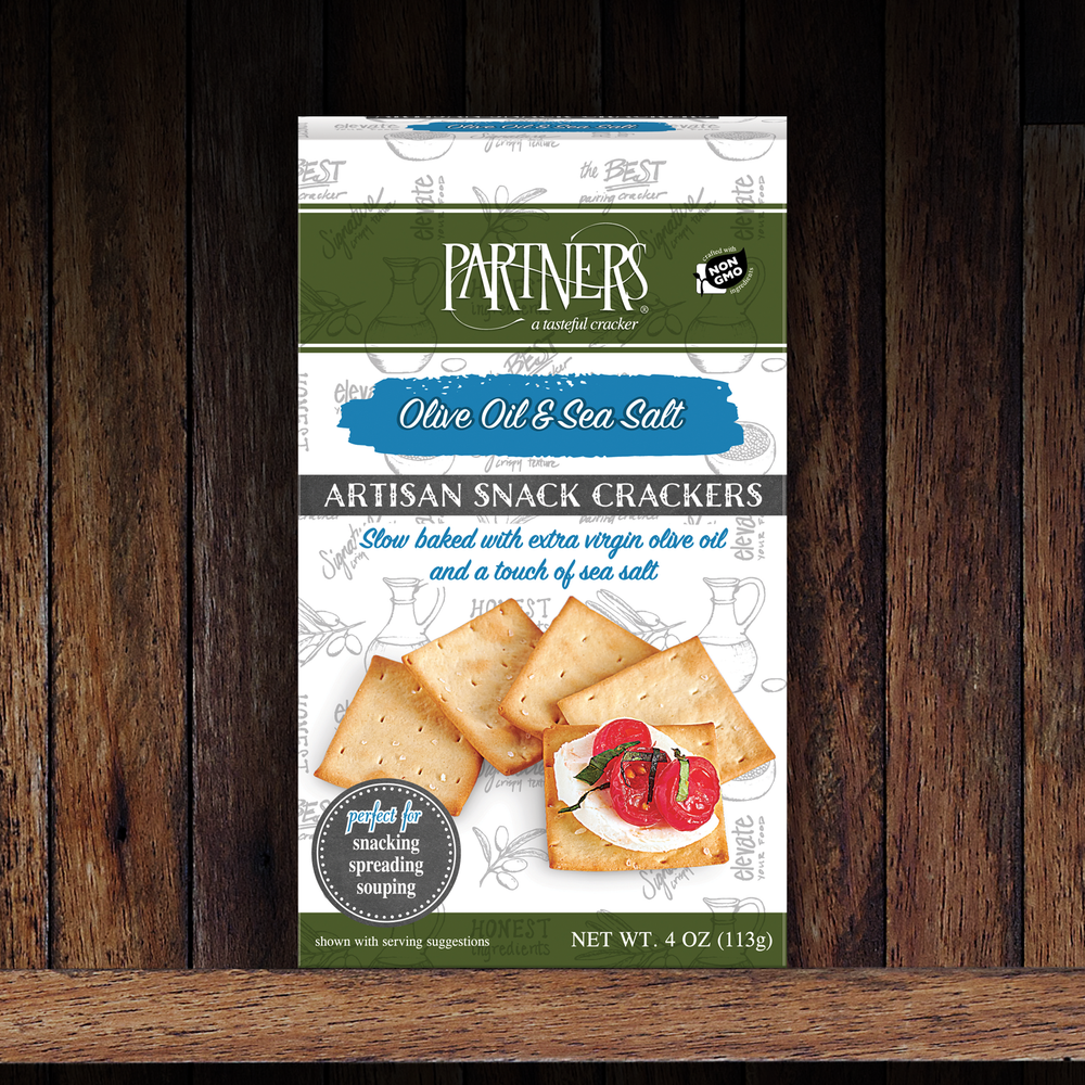 Olive OIl & Sea Salt Snack Crackers