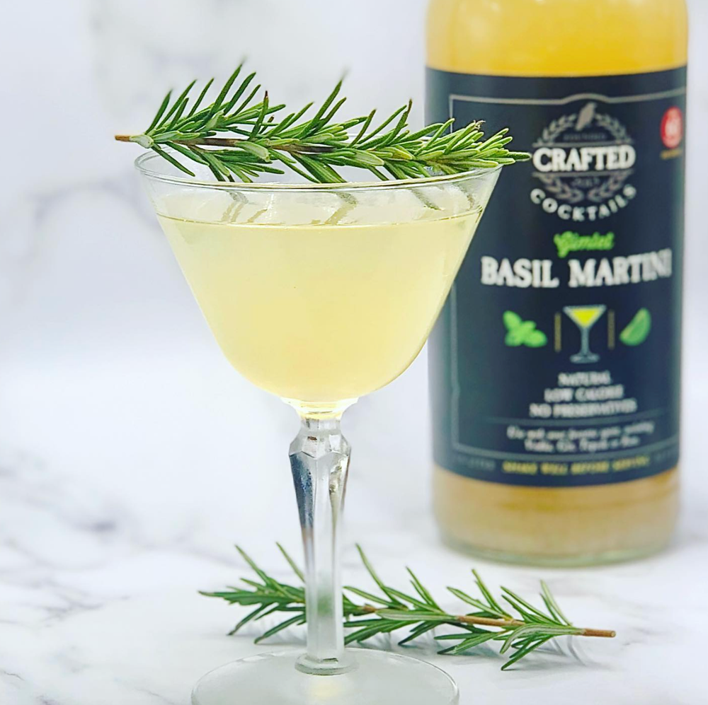 Basil Martini "Gimlet" Cocktail or Mocktail Mix