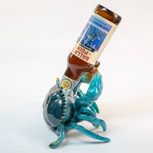 Blue Crab Wine Holder