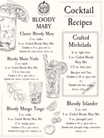 Bloody Mary Cocktail or Mocktail Mix