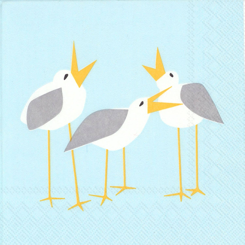 Paper Lunch Napkins  Seagulls
